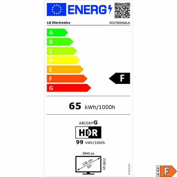 Smart TV LG 50UT80006LA 50" 4K Ultra HD LED HDR D-LED
