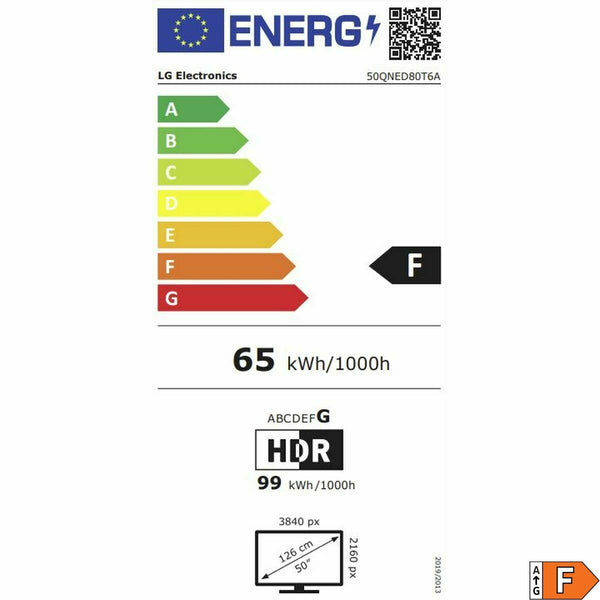 Smart TV LG 50QNED80T6A.AEU 4K Ultra HD 50"