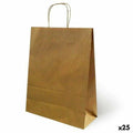 Papiertaschen Fama Braun Mit Griffen 125 g/m² 26 x 10 x 35 cm (25 Stück)