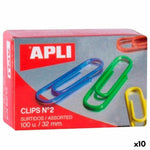 Clips Apli Nº 2 Bunt Kabel 32 mm (10 Stück)