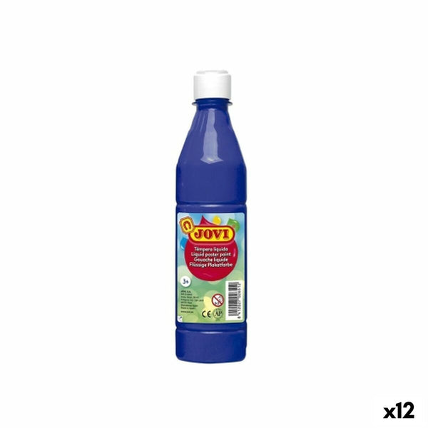 Tempera Jovi Dunkelblau 500 ml (12 Stück)