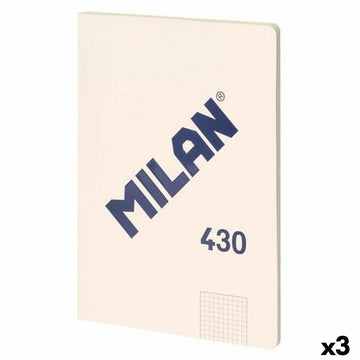 Notizbuch Milan SERIE 1918 Beige A4 48 Blatt (3 Stück)