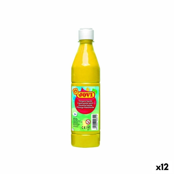 Tempera Jovi Gelb 500 ml (12 Stück)