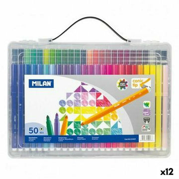 Marker-Set Milan Conic Bunt 50 Stücke (12 Stück)
