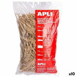 Gummibänder Apli Braun 100 x 5 mm (10 Stück)