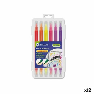 Marker-Set Bismark LETTERING Bunt 12 Stücke (12 Stück)