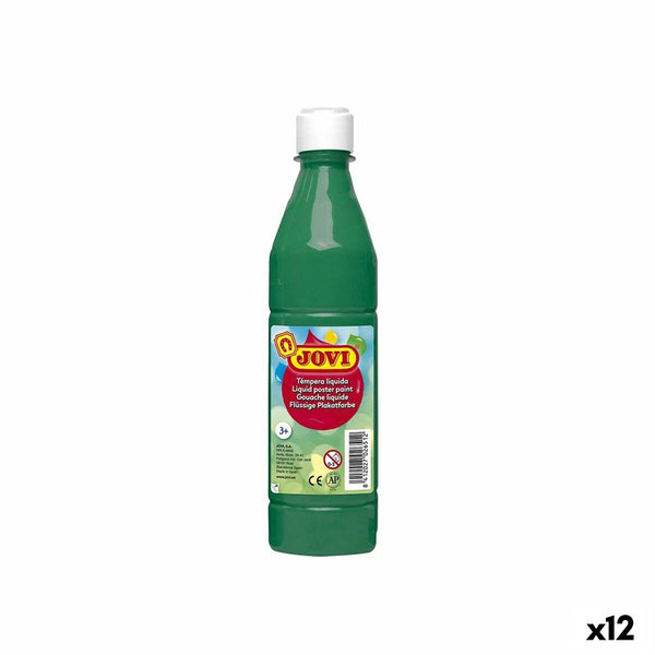 Tempera Jovi Dunkelgrün 500 ml (12 Stück)