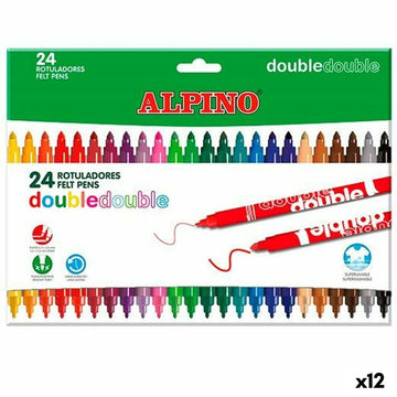 Marker-Set Alpino Double Bunt 20 Stücke (12 Stück)