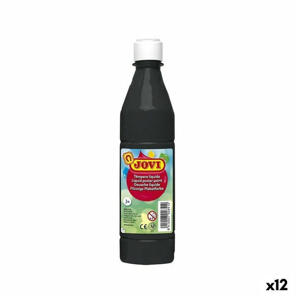 Tempera Jovi Schwarz 500 ml (12 Stück)