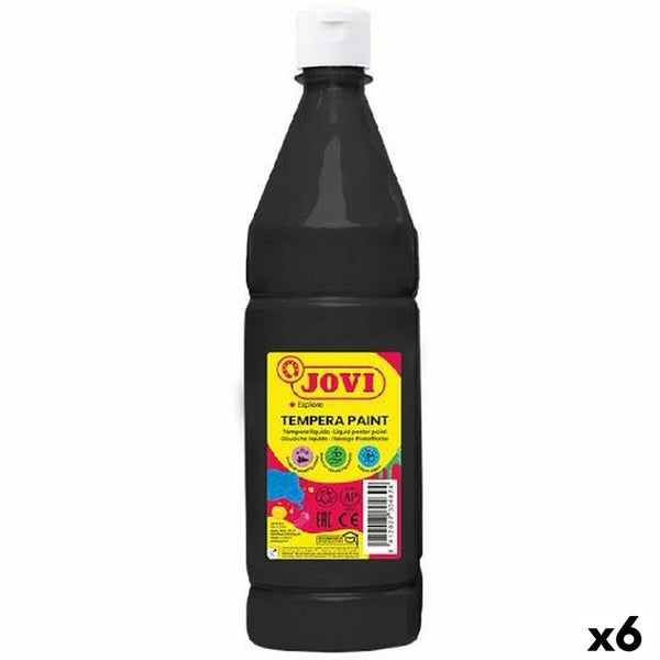 Tempera Jovi Schwarz 1 L (6 Stück)