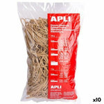 Gummibänder Apli Braun 160 x 3 mm (10 Stück)