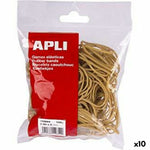 Gummibänder Apli Braun 60 x 2 mm (10 Stück)