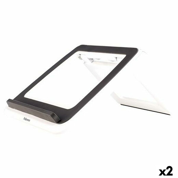 Tablet Ständer Fellowes I-SPIRE Weiß Schwarz 4,2 x 32 x 28,6 cm (2 Stück)