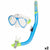 Kinder-Tauchbrille mit Schnorchel AquaSport Blau (2 Stück)