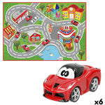 Playset Ferrari 100 x 0,1 x 70 cm 6 Stück