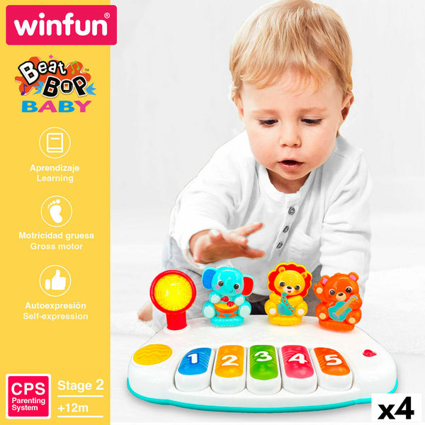 Spielzeug-Klavier Winfun 26 x 11 x 15 cm (4 Stück)
