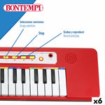 Tastatur Bontempi 47 x 3,5 x 13 cm (6 Stück)
