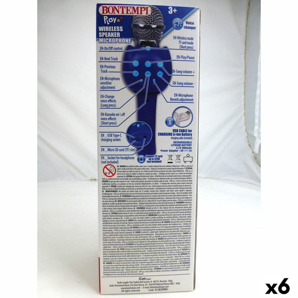 Karaoke Mikrofon Bontempi 6 Stück