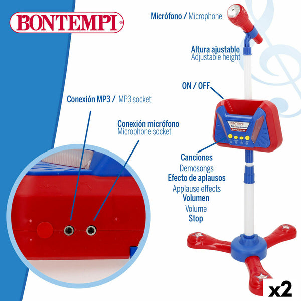 Musik-Spielzeug Bontempi 37 x 105 x 37 cm (2 Stück)