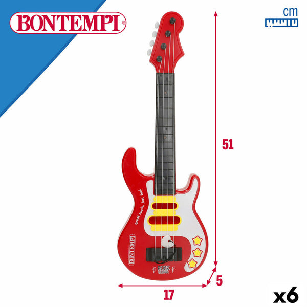 Kindergitarre Bontempi 17 x 51 x 5 cm (6 Stück)