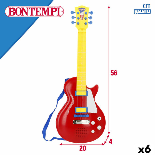 Kindergitarre Bontempi 20 x 56 x 4 cm (6 Stück)