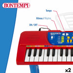 Tastatur (37 Tasten) Bontempi 43 x 56 x 23 cm (2 Stück)