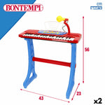 Tastatur (37 Tasten) Bontempi 43 x 56 x 23 cm (2 Stück)