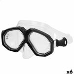 Taucherbrille AquaSport Schwarz (6 Stück)