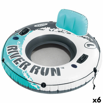 Aufblasbarer Schwimmring Intex Gelb Zitronengelb 135 x 55 x 135 cm (6 Stück)