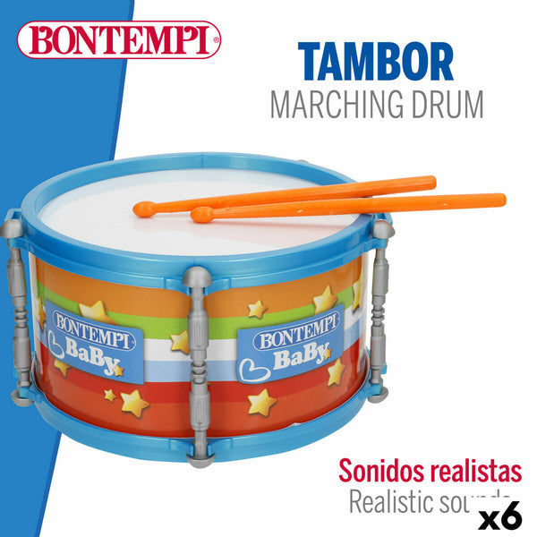 Trommel Bontempi 24 x 13 x 24 cm (6 Stück)
