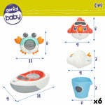 Spielzeug für das Badezimmer Colorbaby 16 x 6,5 x 9 cm 6 Stück