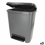 Mülltonne Curver Dunkelgrau Kunststoff 25 L (5 Stück)