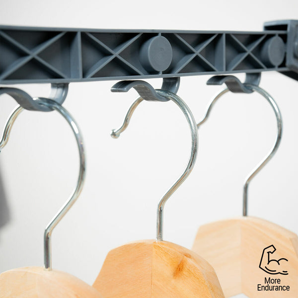 Vertikaler klappbarer Wäscheständer mit Rädern InnovaGoods 24 Stangen (Restauriert B)