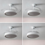 Deckenventilator mit LED-Licht und 4 einklappbaren Flügeln Woteez InnovaGoods Holz 72 W Ø49-104 cm