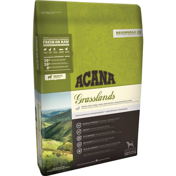 Futter Acana Dog TF Regionals Grasslands Erwachsener Lamm Ente 11,4 Kg