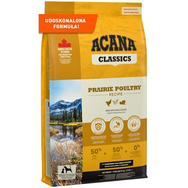 Futter Acana Prairie Poultry Erwachsener Huhn 9,7 Kg