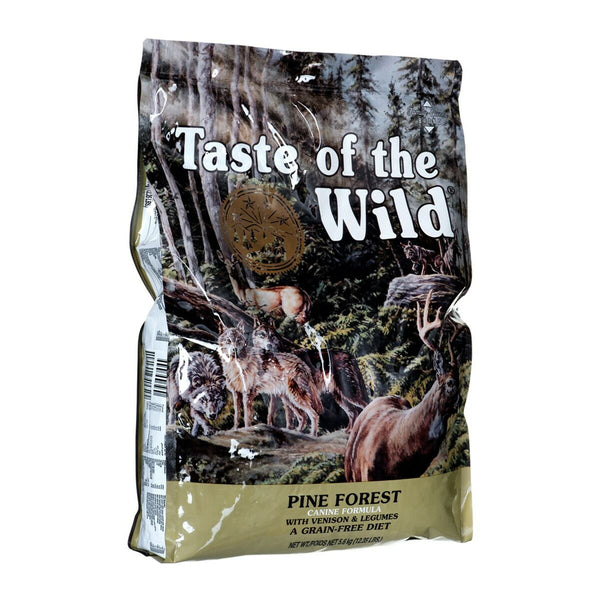 Futter Taste Of The Wild Pine Forest Erwachsener Rindfleisch Lamm Wildschwein Rentier 5,6 kg