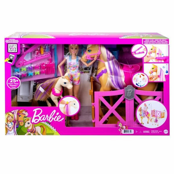 Spielzeug-Set Barbie Toilettage des Chevaux Kunststoff