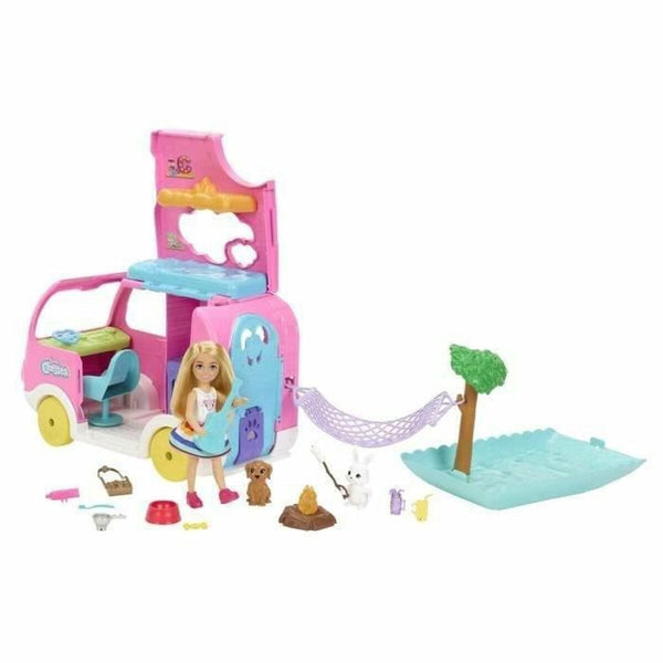 Baby-Puppe Barbie Chelsea motorhome barbie car box