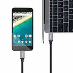 Kabel USB C Aukey CB-CD5 Schwarz Schwarz/Grau 1 m