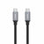 Kabel USB C Aukey CB-CD5 Schwarz Schwarz/Grau 1 m