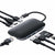 Hub USB Aukey CB-C71 Schwarz 100 W