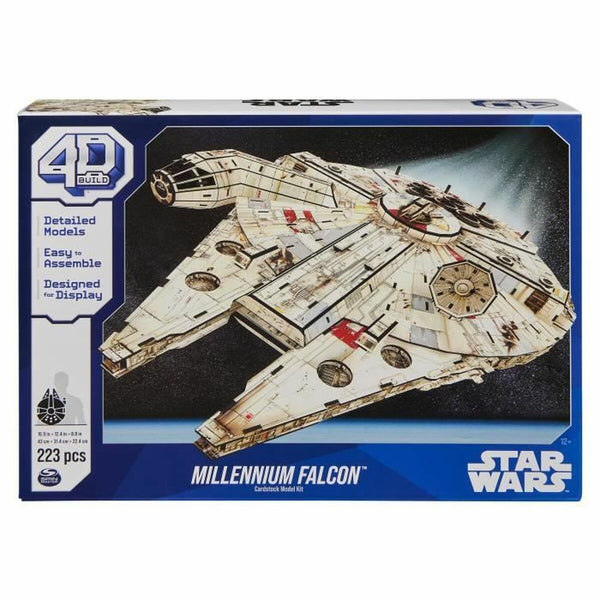 Konstruktionsspiel Star Wars Millennium Falcon 223 piezas 43 x 31,4 x 22,4 cm Grau Bunt