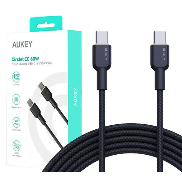 USB-C-Kabel Aukey CB-NCC1 Schwarz 1 m