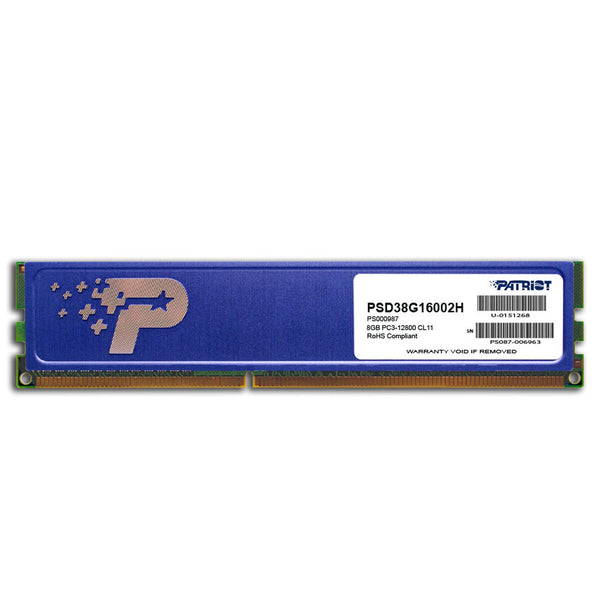 RAM Speicher Patriot Memory PSD38G16002H DDR3 CL11 8 GB