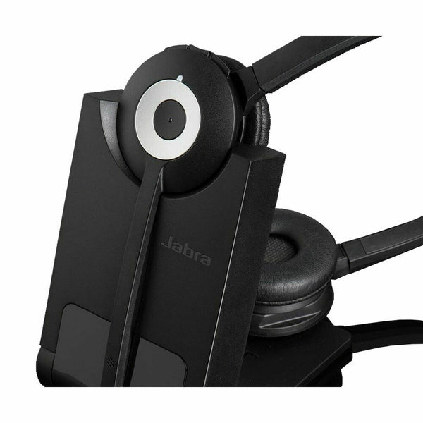 Kopfhörer mit Mikrofon Jabra Pro 920 Duo Schwarz