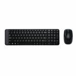 Tastatur mit Maus Logitech Wireless Combo MK220 Schwarz QWERTY Qwerty US