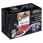 Katzenfutter Sheba Selection in Sauce Huhn Truthahn Rindfleisch Lamm 85 g