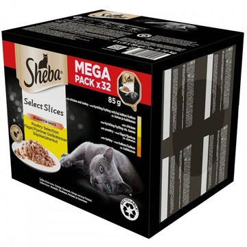 Katzenfutter Sheba                                 Huhn Truthahn Vögel 32 x 85 g