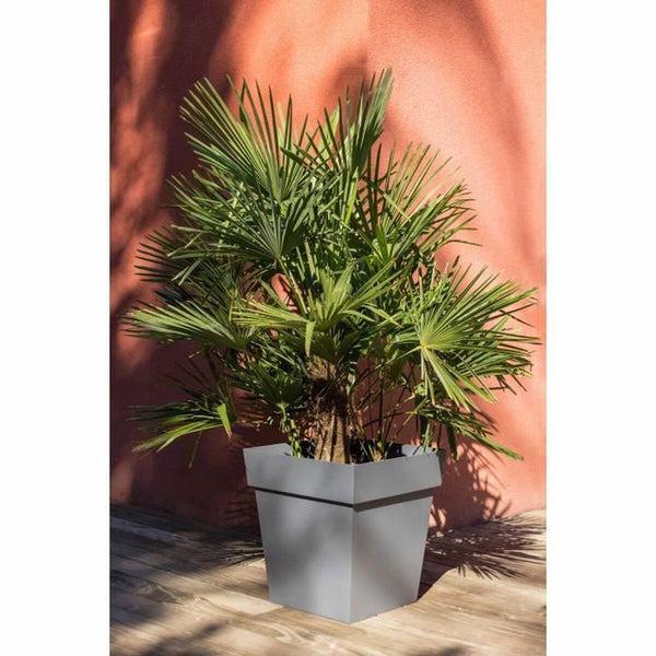 Blumentopf EDA Tuscany Grau Dunkelgrau karriert Ø 50 cm